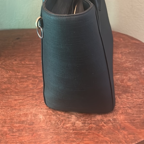 Dagne Dover Signature Legend Black Coated Canvas Large Tote - Picture 5 of 16